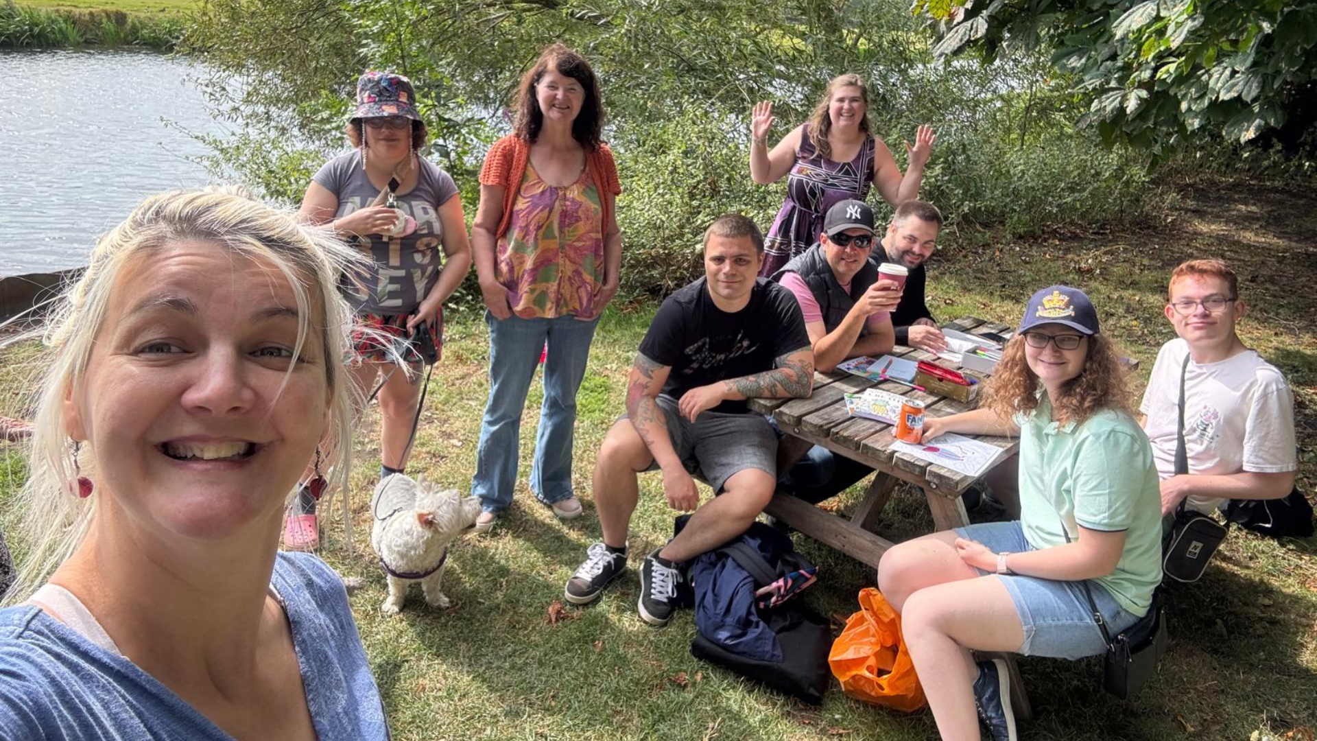 A snapshot from the Arty meet at Safer Soulmates